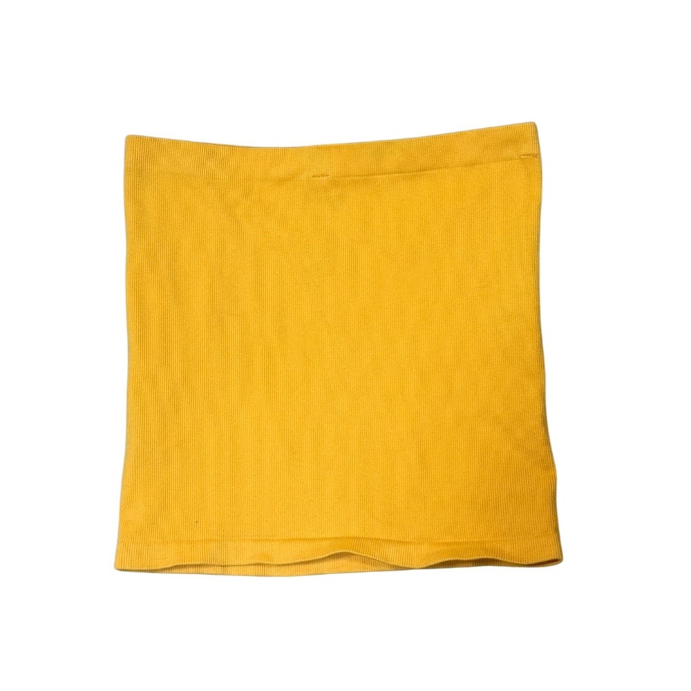 Out From Under Urban Outfitters Yellow Ribbed Tube Top Strapless XS S